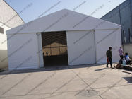 Aluminum Frame Outdoor Warehouse Storage Tent With Sandwich / ABS Sidewalls