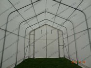Silvery Gray Waterproof PVC Canvas Tent Single Tubular For Outdoor Exhibition