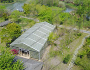 Camouflage Cover Instant Installation and Movable Clear Span Tents with Glass Door for Outdoor Event in Scenic Area