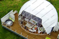 6m - 10m Diamater Small Geodesic Dome Home Camping With Optional Accessories