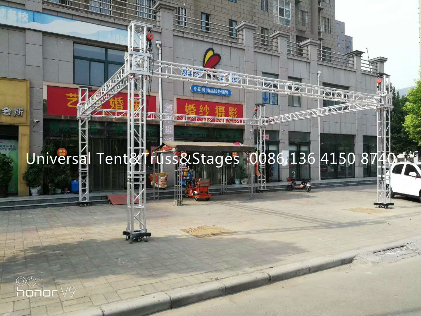 Heavy Loading Durable Aluminum Stage Lighting Truss With Screw Or Spigot Type