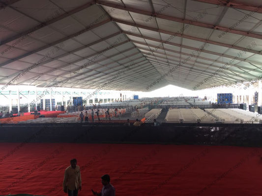 40M Clear Span Conference Event Tent with AC System and Luxury Carpet for more then 800 People