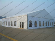 White PVC Cover PVC Event Tent , Large 20m Clear Span Tent For Outdoor Auto Shows