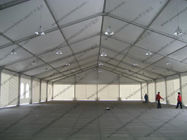 20M Clear Span Outdoor Event Tent with Luxury Glass Wall and Glass Door and AC System for Parties Exhbition Trade Show
