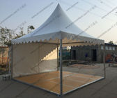 Removable Floor System High Peak Tents White Color Aluminum Frame For Trade Show