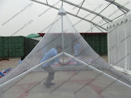 Pagoda Type Transparent Marquee Tent , All Transparent Curve Tent Strong Aluminum Frame