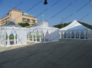 High Peak Luxury Transparent Marquee Tent Optional Size With Lining And Curtains