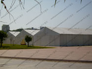 Large Temporary Warehouse Tent 20m 30m Width Waterproof For Outside Industrial Storage