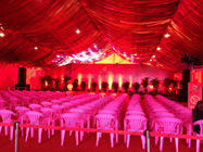 Red Durable Outdoor Event Tent , Strong Gala Tent Marquee Selectable Color