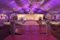 30m Width 1000 Guests Capacity Outdoor Event Tent White Lining Curtain For Conference or Wedding Event