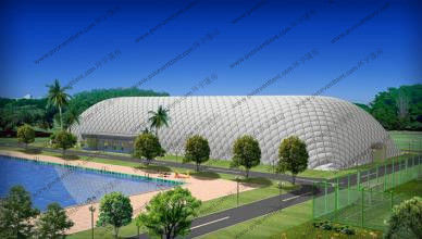 Temporary White Inflatable Event Tent For Putdoor Football Sport Playground