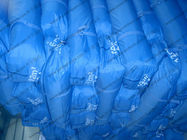 Soft PVC Windows Outdoor Event Tent , Blue Roof Cover Refugee Tent For Disaster Relief
