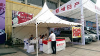 High Peak Outdoor Exhibition Tents White PVC Cover Aluminum Frame For Car Exhibition