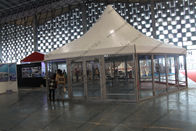 φ10M Six Sides Pagoda Party Tent Temporary Aluminum Frame For Shanghai Exhibition