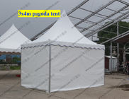 Customize White High Peak Tents PVC Cover Temporary For Exhibition Shows