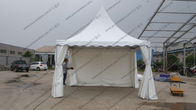 Customize White High Peak Tents PVC Cover Temporary For Exhibition Shows