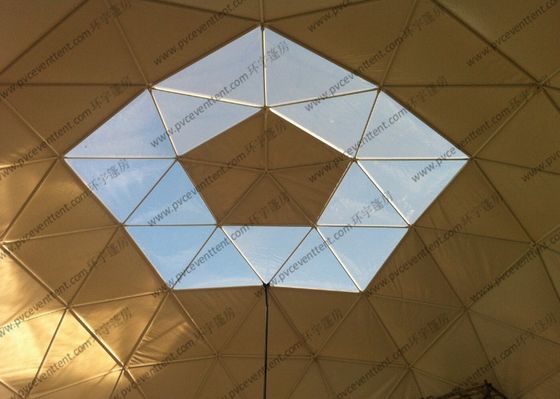 Customized PVC Cover Geodesic Dome Tent Convenient For Outside Event / Trade Show