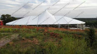 Aluminum Frame Outdoor Circus Tent Combination With Glass Windows For Africa Event