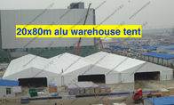 Wind Resistance Warehouse Storage Tent Aluminum Structure PVC With AC System