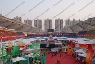 Inflatable Roof Cover Outdoor Show Tents 18 x 60m Plat Form Inside For Trade Show