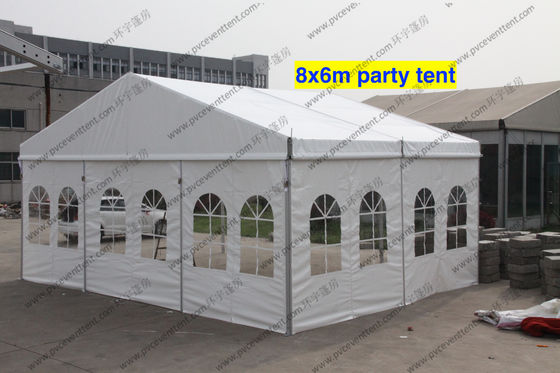 Waterproof Outdoor Show PVC Tents Aluminum Frame With Windows change+
