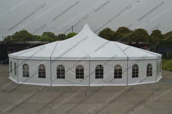 Customized Mixed High Peak Multi-side Tent For Wedding Party