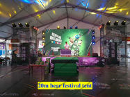 Aluminum Structure Flame Retardant Outdoor Event Tents / Clear Span Party Tent for Tuborg Festival or Wedding Event