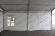 White PVC Event Tent 10 x 6m , Outdoor Warehouse Canvas Tents With Windows