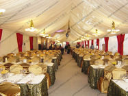 Purple Heavy Duty PVC Event Tent Wedding Tent with Inside Decorations With Self - Cleaning Ability