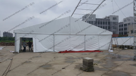 Aluminum Frame PVC Event Tent Red / Outdoor PVC Ramadan Tent Transparent Cover