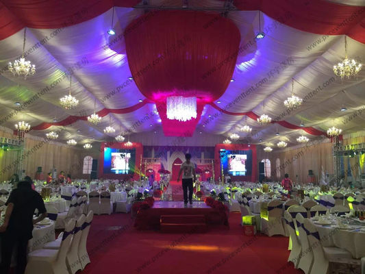 Flame Retardant Outdoor Party Canopy Wedding Tent with Protective Hard Pressed Extruded Aluminum