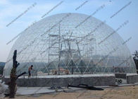 Huge Event Dome Tent White Color , 40m Giant Dome Tent 70-100km / H Wind Load
