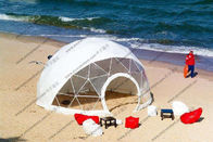 Beach Transparent Geodesic Dome Tent Oem Waterproof With Floor Sytem