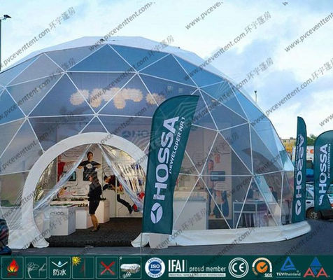 Special Design Large Geodesic Dome Tent Steel Structure For Car Show