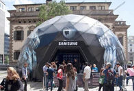 SAMSUNG Geodesic Dome Shelter For High Level Event Organizers , Companies