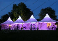 Party / Wedding Pagoda Gazebo Canopy Tent With Beautiful Lighting Shows For Outdoor