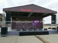 Free Design Stage Lighting Truss System With Roof , 6061 Metal Lighting Truss