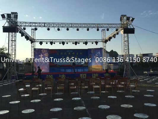 Aluminum Concert Line Array Speaker Lightweight Lighting Truss High Performance