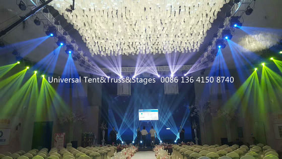 Wedding Stage Lighting Truss , Custom Aluminium Truss System Heavy Loading