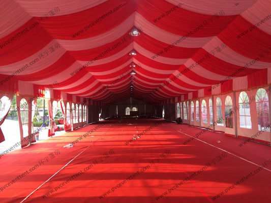 Outdoor Luxury Pagoda Marquee Tent With Decoration Linings For Wedding Event