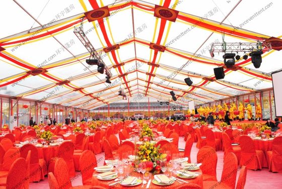 Durable Great Waterproof White Wedding Event Tents Big Size For 1000 People