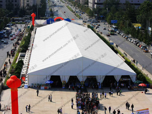 Durable Great Waterproof White Wedding Event Tents Big Size For 1000 People