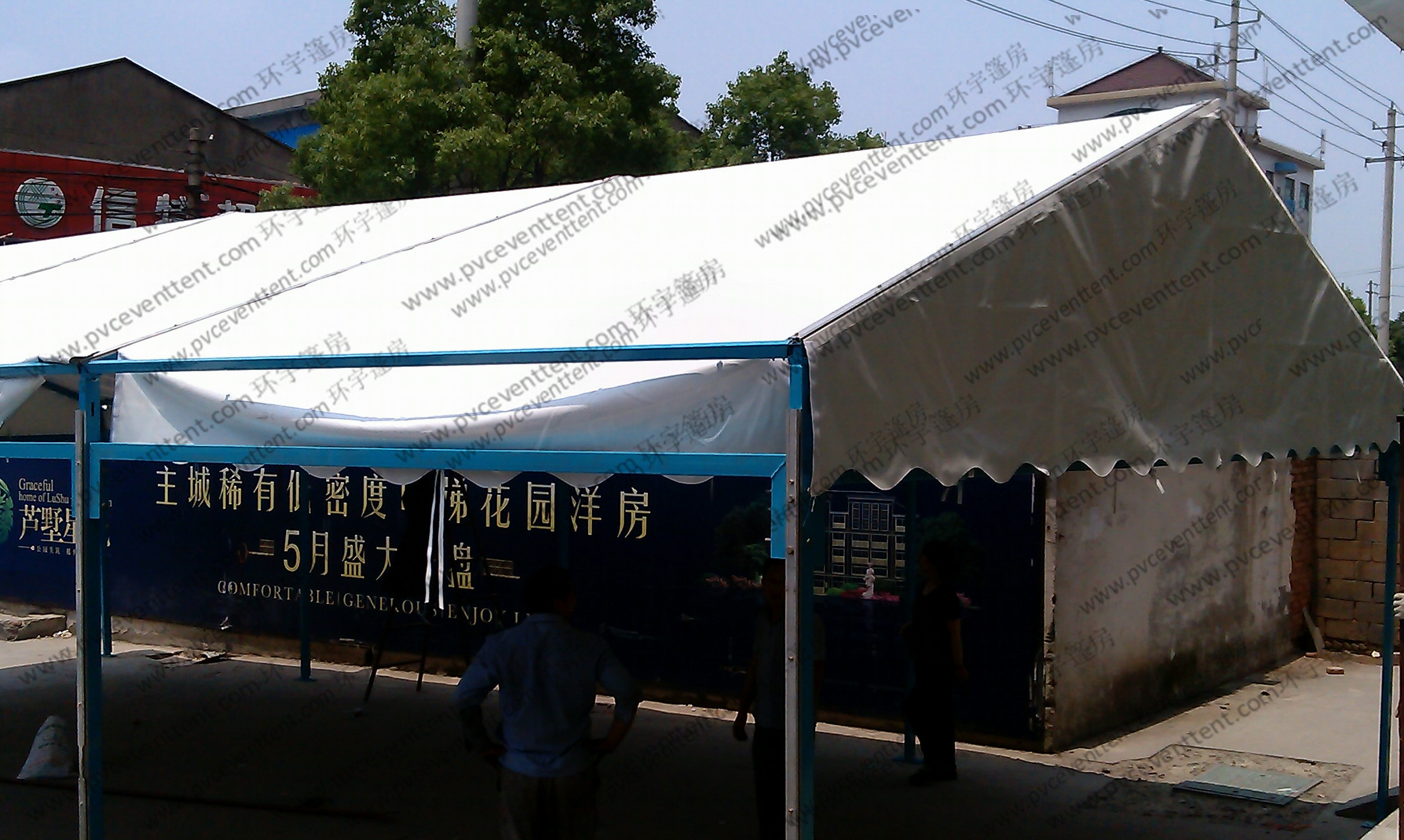 Temporary Small Size Outdoor Event Tent UV-resistant for Sales Office and Information Desk