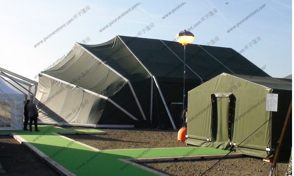 Aluminum Frame Folding Military Army Tent Army Green PVC Mini For Outside Temporary Use