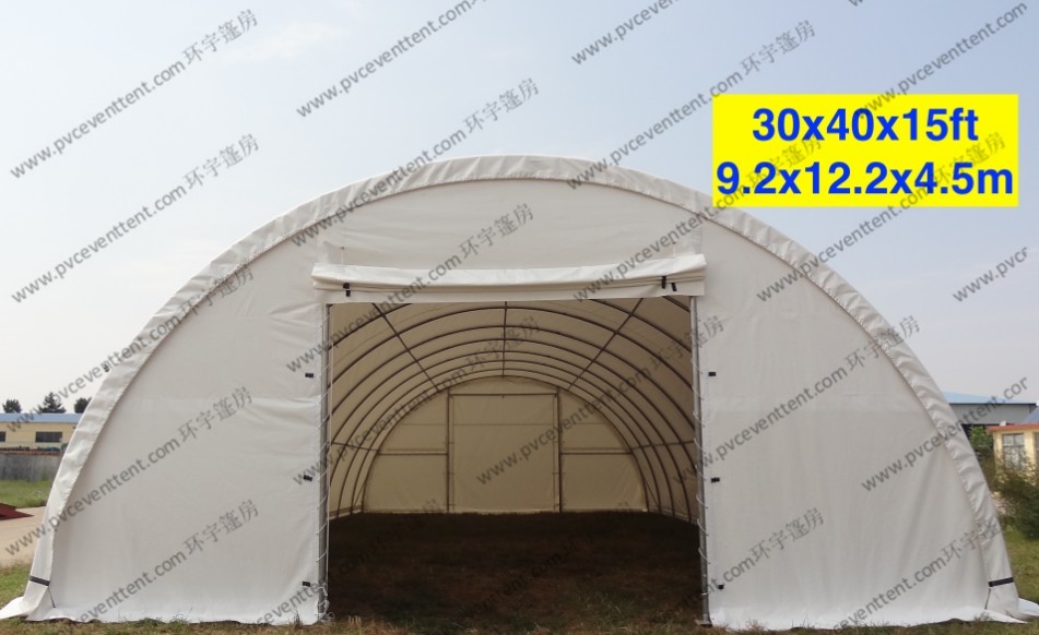 Semicircle PVC Play Tent Professional 30 x 40 x 15ft Waterproof Single Tubular
