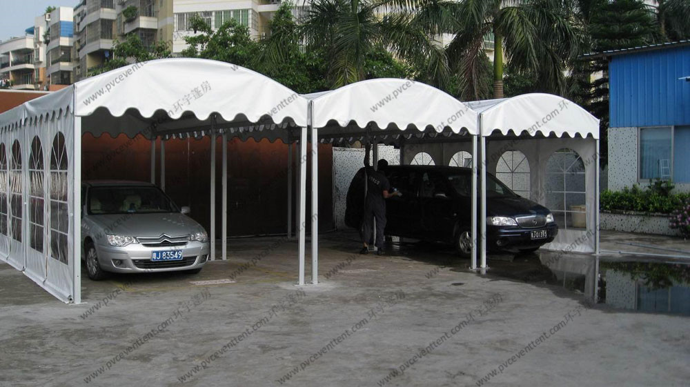 Transparent Sidewalls Custom Event Tents 3 x 6m / 6 x 6m For Car Parking