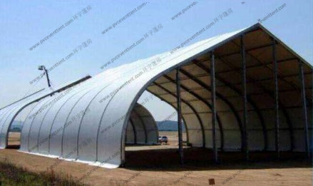 Fire Retardant Curved Tent Outdoor Party , Heavy Duty Tents With White PVC Fabric