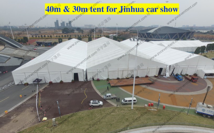 High Reinforced Aluminum Custom Trade Show Tents 30m / 40m For Outdoor Trade Show