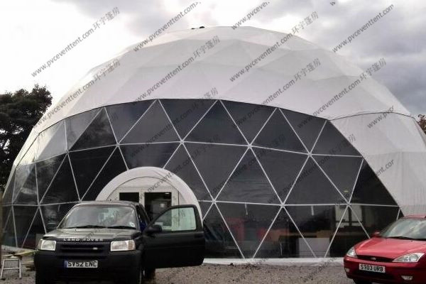 Special Design Large Geodesic Dome Tent Steel Structure For Car Show