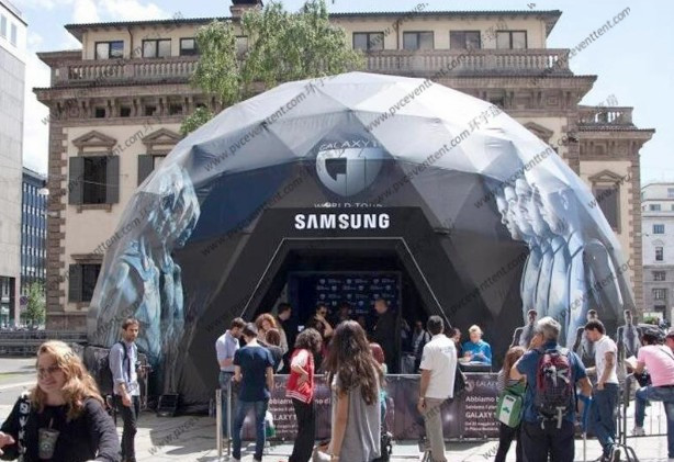 SAMSUNG Geodesic Dome Shelter For High Level Event Organizers , Companies